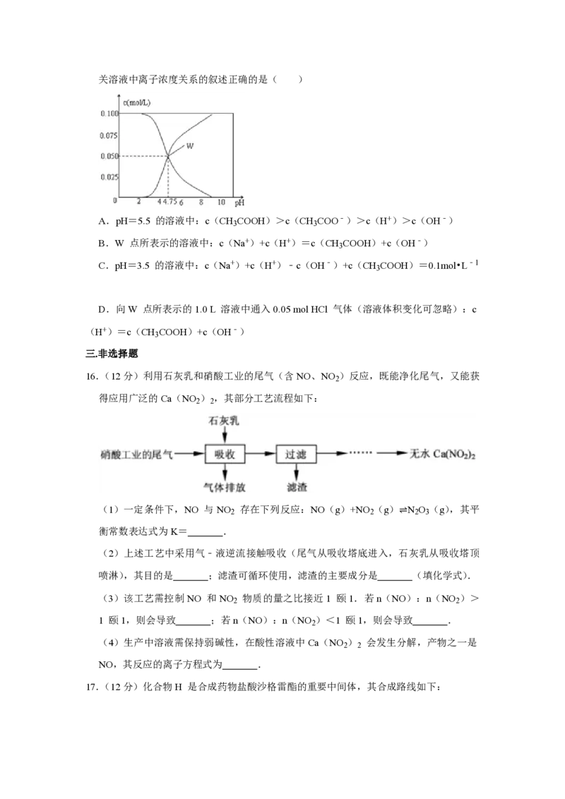 《2012年江苏省高考化学试卷(1)_高考一二三轮复习_化学_2027年高考化学专项复习_2008年-2026年化学高考真题-G427_2008-2020年高考_地方卷_江苏高考化学2008-2020_A4word版_PDF版（赠送）》第5页预览