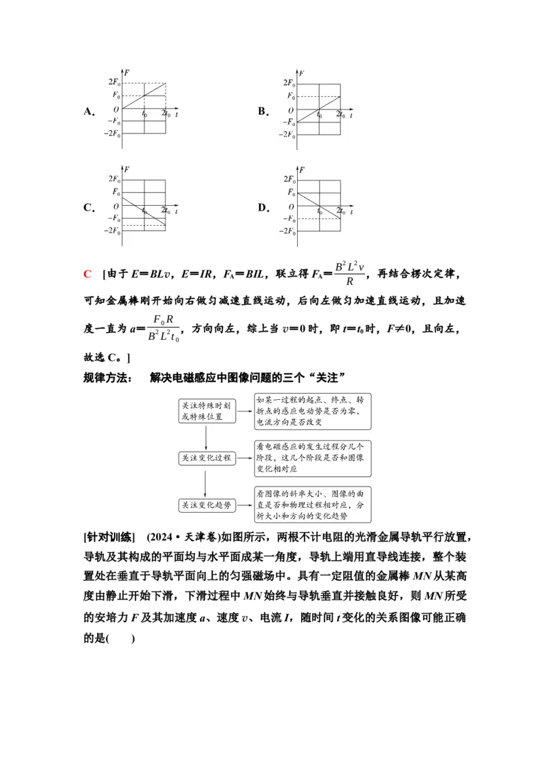 《19　大单元四　微专题14　电磁感应规律及其综合应用(1)_2026版高中《二三轮复习+冲刺复习》_2.教师用书Word》第5页预览