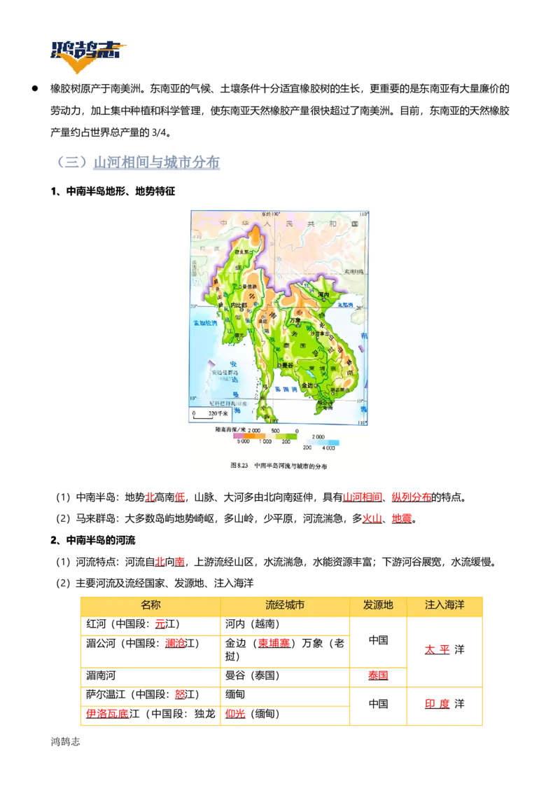 《第八章我们邻近的地区和国家速记清单（答案版）_初中全科《知识梳理》打包下载_2025春《名师总结知识点》下册_地理_七年级》第9页预览
