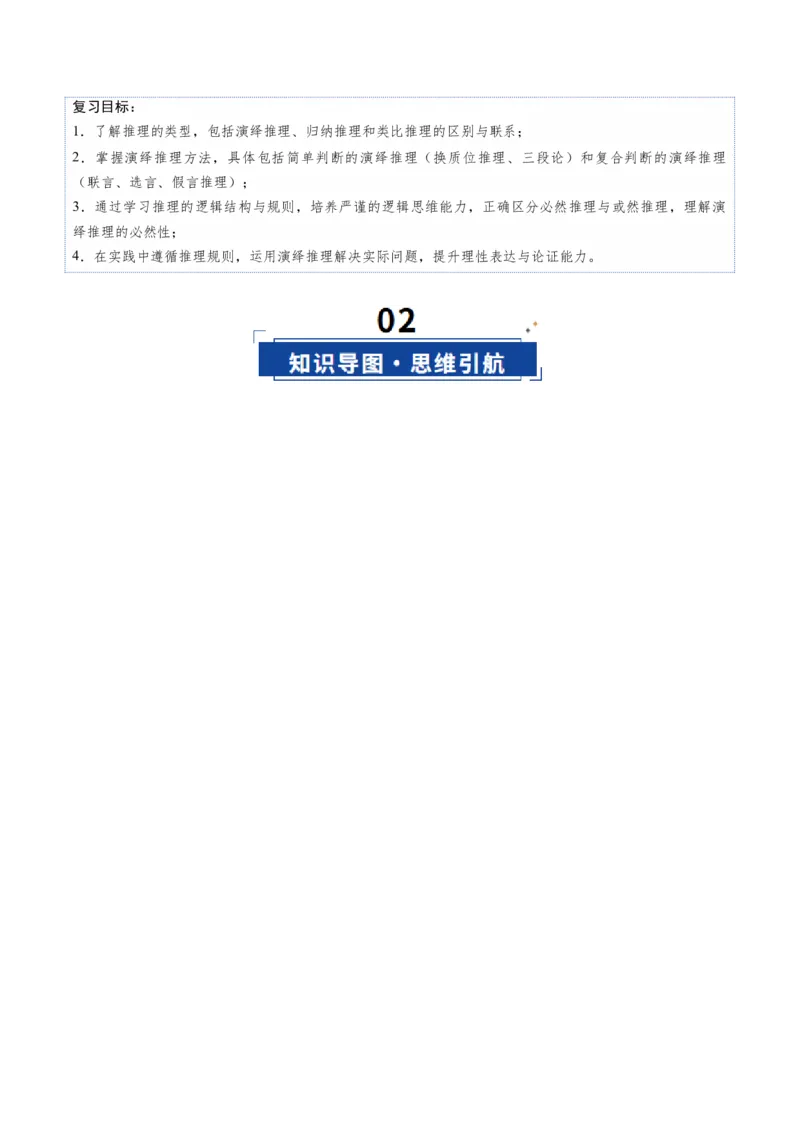 《第06课掌握演绎推理方法（复习讲义）（教师版）（全国通用）_zheng治_2026年_2026年高考政治一轮复习讲义+练习+课件（新教材新高考）-G55_2026版_选择性必修3逻辑与思维》第4页预览