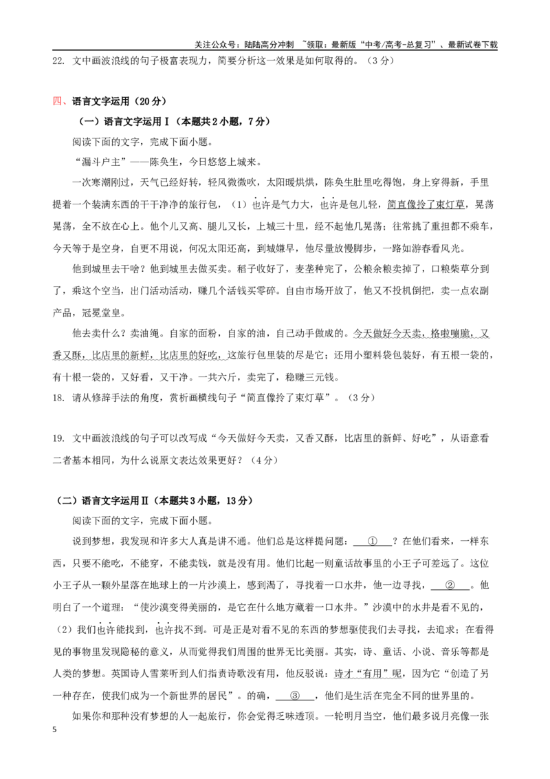 《语言文字运用03_二轮复习_2024年_2024年高考语文二轮复习核心考点讲解与习题训练_资料》第5页预览