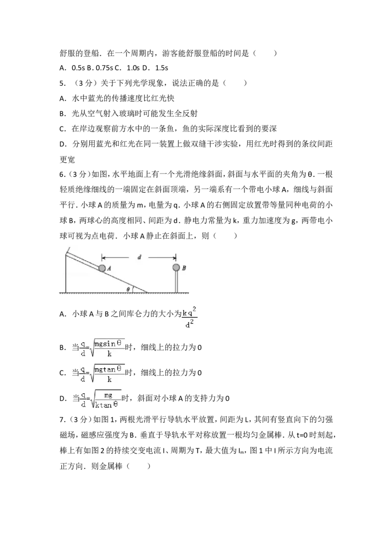 《2014年浙江省高考物理（原卷版）_高考一二三轮复习_物理_2027年高考物理专项更新中_2008年-2026年物理高考真题-G427_2008-2020年高考_地方卷_浙江高考物理08-21_A4word版》第2页预览