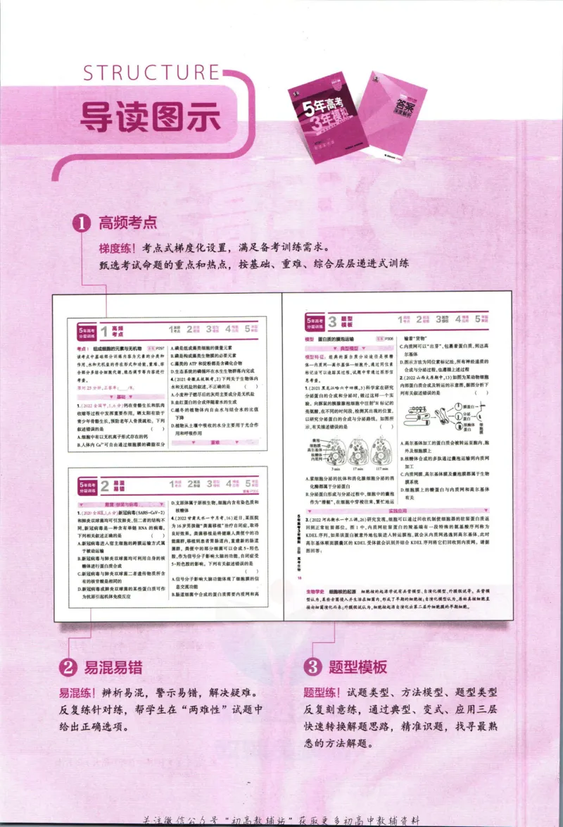 《53高考总复习B版生物课标版_2023B版学生用书》第4页预览