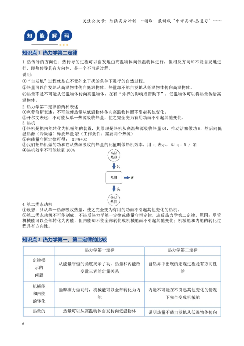 《第65讲热力学定律与能量守恒定律（复习讲义）（湖南专用）（学生版）_04-物理-高考总复习_一轮复习_2026年-物理高考一轮复习_2026年高考物理一轮课件+讲义+练习（湖南专用）-G331》第6页预览