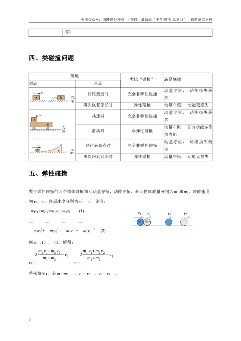 《选择4能量守恒与动量守恒观念综合应用（教师版）_04-物理-高考总复习_专项复习_2025年_2025年高中高考物理模型与方法_资料_8高考热点题型归类（二轮）》第3页预览
