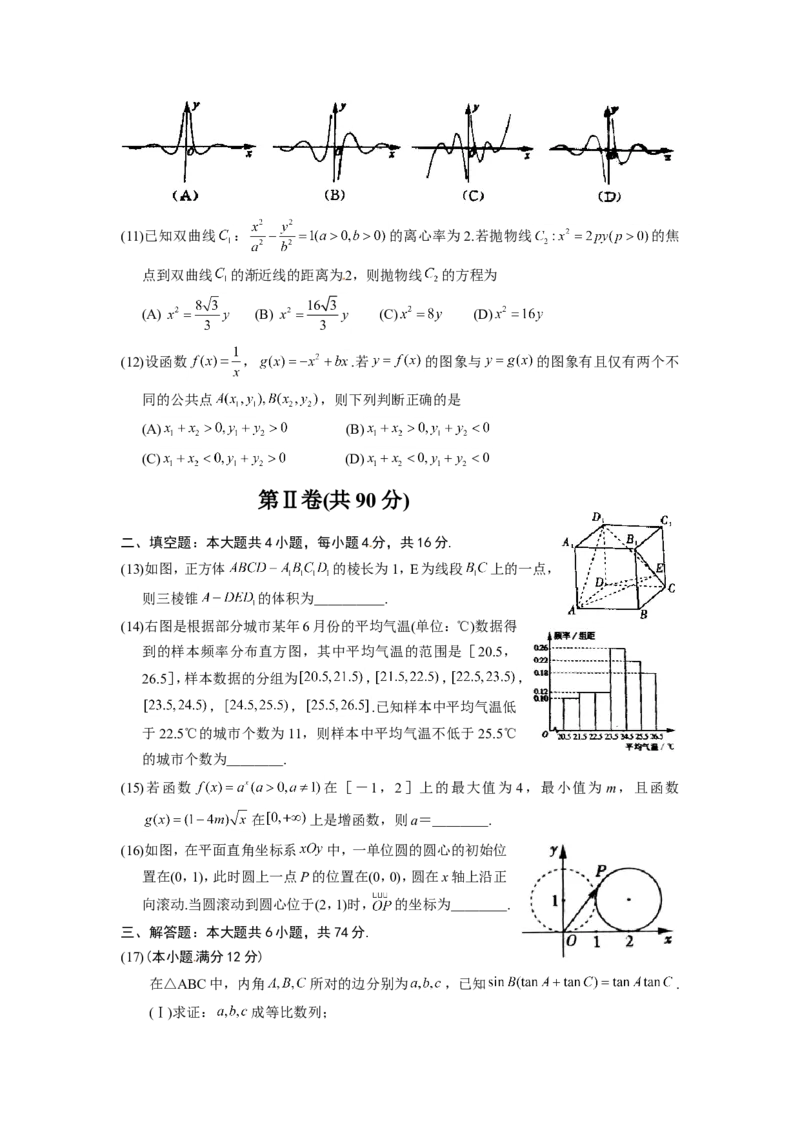 《2012年山东高考文科数学真题及答案_高考一二三轮复习_数学_2027年高考数学专项复习更新中_2008年-2026年数学高考真题-G427_2008-2020年高考_2008-2020年_地方卷_地方卷高考文科数学》第2页预览