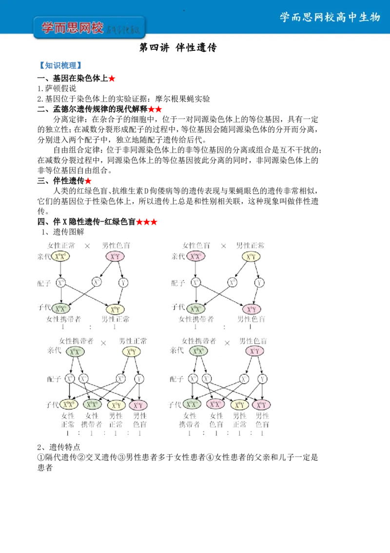 《高一生物目标清北课前预习寒假第1-7讲-316bbf18c6c9_学而思高一全套_2020年寒假高一_2020寒假目标清北班高一生物直播班（全国）7讲陆巍巍完结_预习》第6页预览