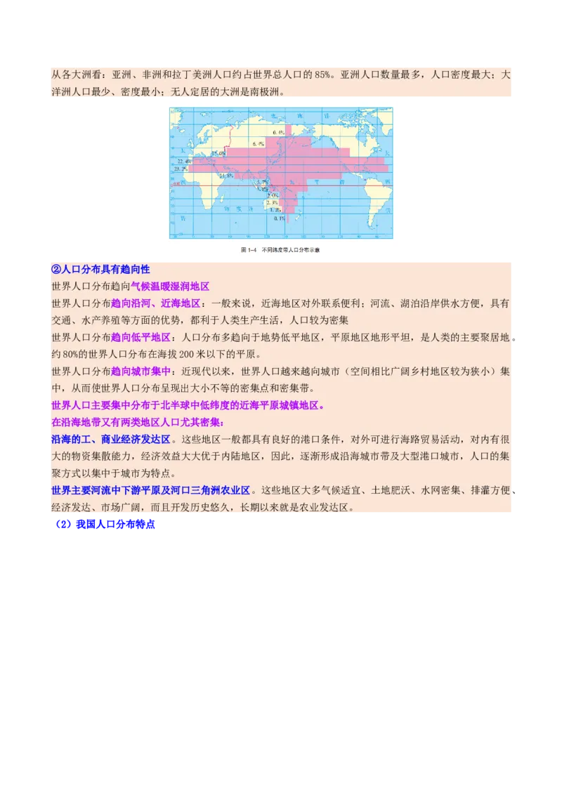 《第20讲人口与地理环境（复习讲义）（全国通用）（教师版）_地理_2026年_2026年高考地理一轮复习讲义+练习+课件（新教材新高考）-G55_2026版_专题08人口与地理环境》第6页预览
