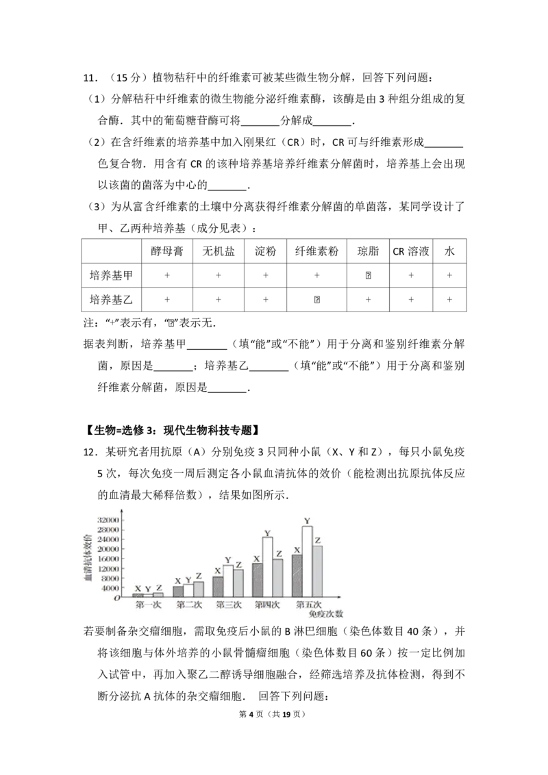 《2014年全国统一高考生物试卷（新课标ⅰ）（含解析版）(1)_高考一二三轮复习_生物_2027年高考生物专项_2008年-2026年生物高考真题-G427_2008-2020年高考_全国卷_A4word版_PDF版（赠送）》第4页预览