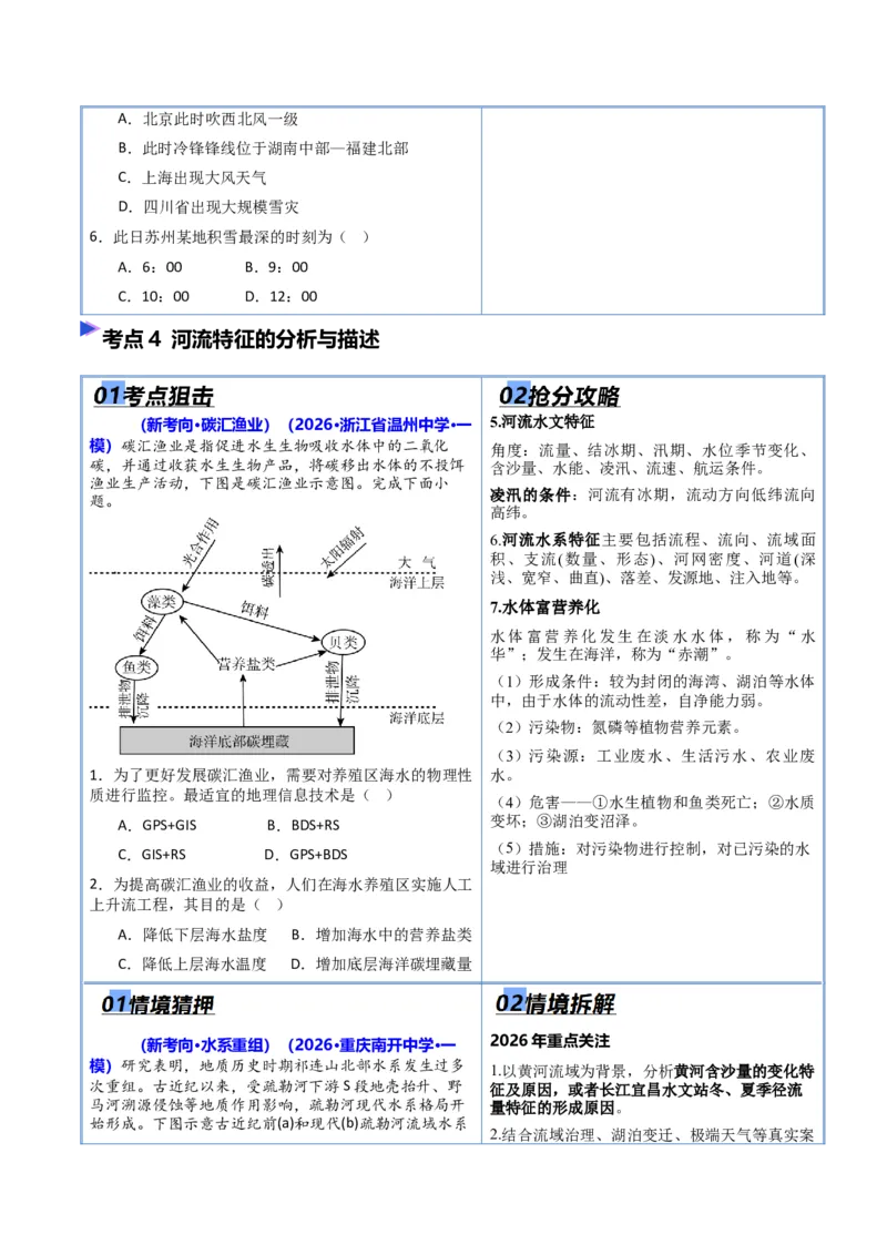《猜押04水的运动（原卷版）_地理_2026年-地理高考专项复习_2026年高考地理终极冲刺讲练测（全国通用）-G459_2026版》第6页预览
