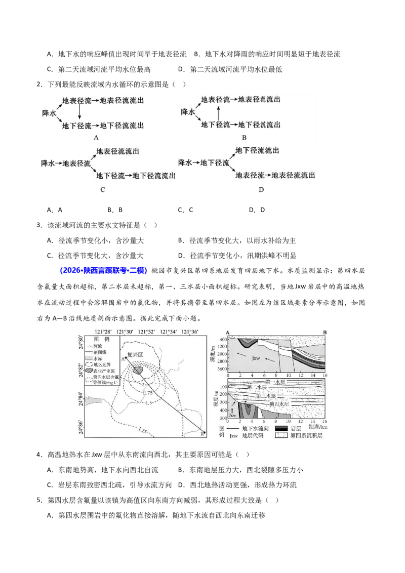 《猜押04水的运动（原卷版）_地理_2026年-地理高考专项复习_2026年高考地理终极冲刺讲练测（全国通用）-G459_2026版》第8页预览