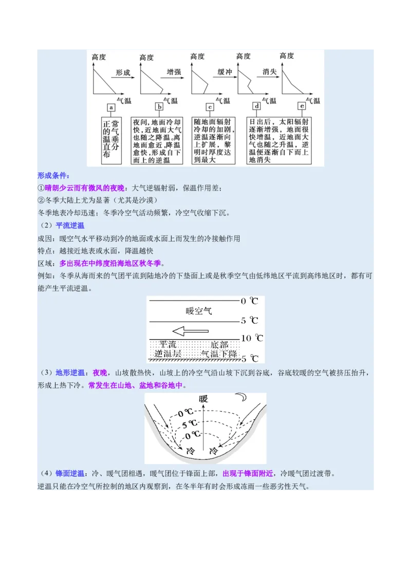 《第06讲大气的组成、垂直结构及受热过程（复习讲义）（全国通用）（教师版）_地理_2026年_2026年高考地理一轮复习讲义+练习+课件（新教材新高考）-G55_2026版_专题03地球上的大气》第9页预览
