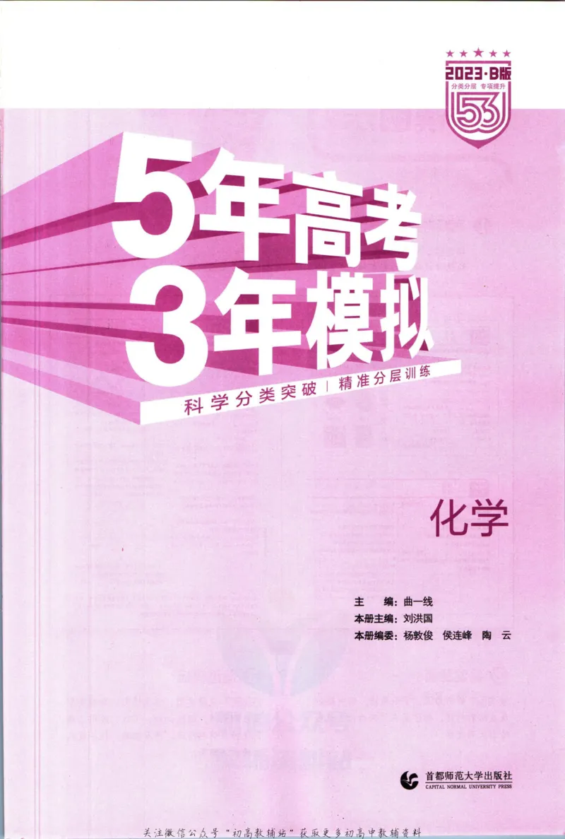 《53高考总复习B版化学新高考_2023B版学生用书》第3页预览