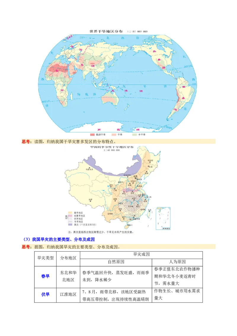 《第19讲自然灾害与地理信息技术（复习讲义）（全国通用）（学生版）_地理_2026年_2026年高考地理一轮复习讲义+练习+课件（新教材新高考）-G55_2026版_专题07自然灾害与地理信息技术》第9页预览