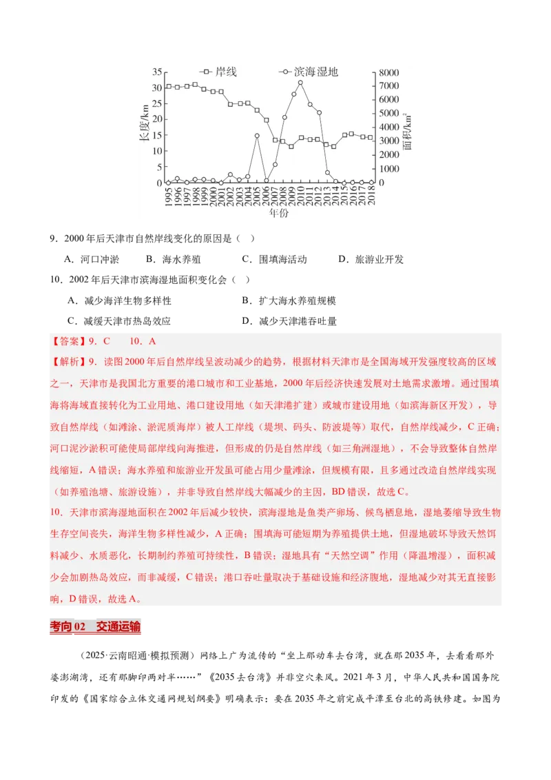 《热点06工程建设（热点专练）（全国通用）（教师版）_地理_2026年-地理高考二轮复习_2026年高考地理二轮复习课件+讲义+练习（新高考通用）-G92_2026版》第7页预览