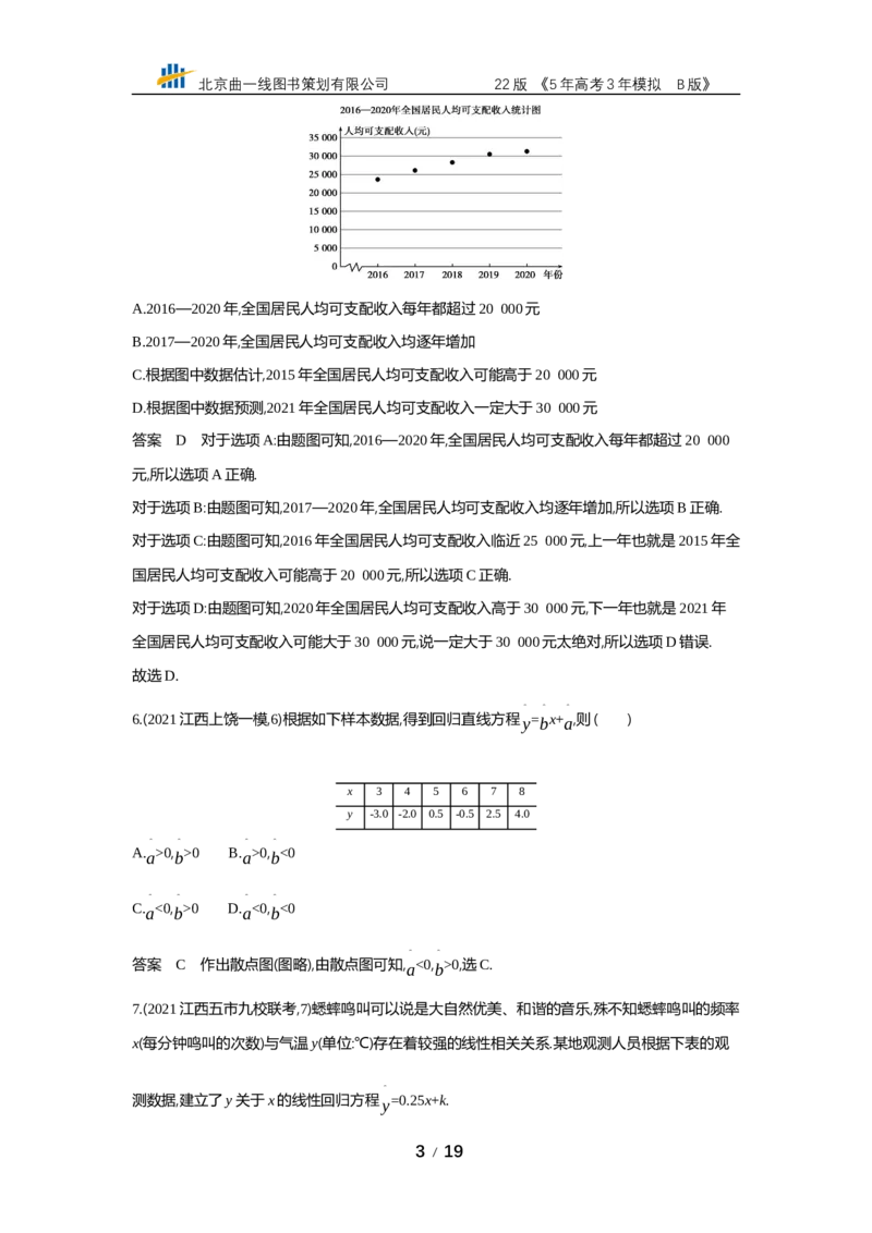 《§12.4　统计与统计案例（专题资料包）_2022版教学资源包_五年高考三年模拟_2022版新高考版高考总复习数学53B版_第十二章　概率与统计_§124　统计与统计案例_12_24　统计与统计案例》第3页预览