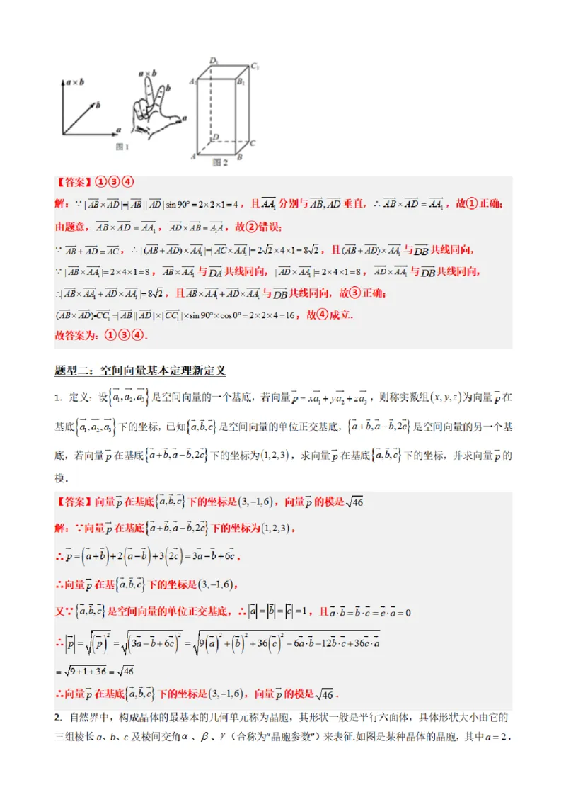 《1.10新定义与高考真题（解析版）(1)_2026版高中《二三轮复习+冲刺复习》_空间向量PDF_单独的原卷+解析版》第5页预览