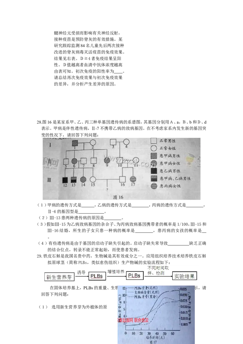 《2014广东高考理综生物试卷及答案(1)_高考一二三轮复习_生物_2027年高考生物专项_2008年-2026年生物高考真题-G427_2008-2020年高考_地方卷_广东高考生物08-20》第3页预览