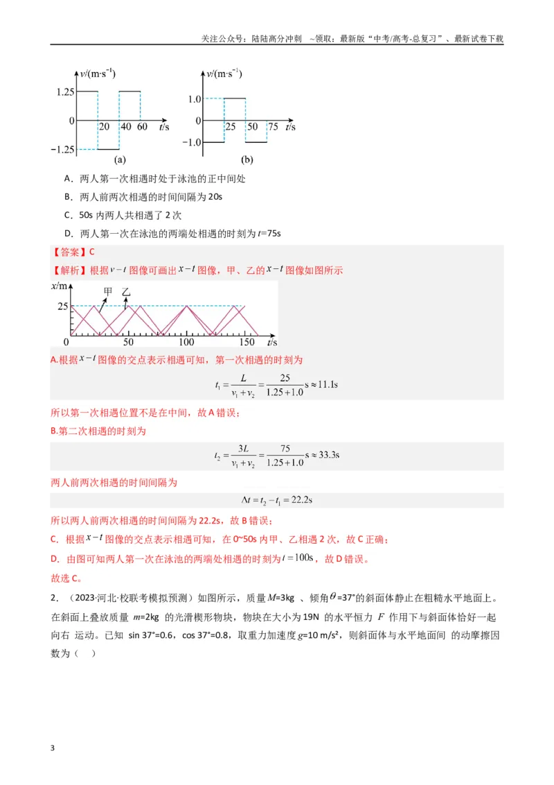 《重难点02牛顿运动定律与直线运动(解析版)_04-物理-高考总复习_专项复习_2024年_2024年高考物理热点重难点知识点讲解重难题型习题训练_资料》第3页预览