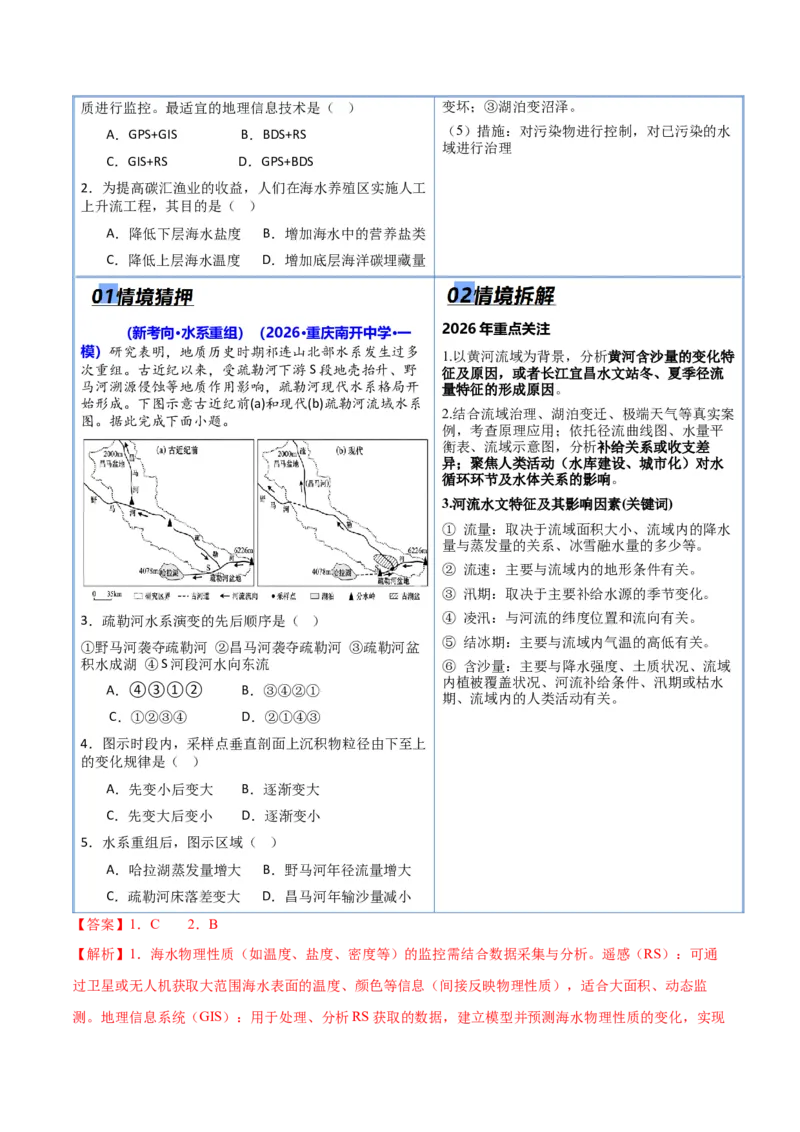 《猜押04水的运动（解析版）_地理_2026年-地理高考专项复习_2026年高考地理终极冲刺讲练测（全国通用）-G459_2026版》第9页预览