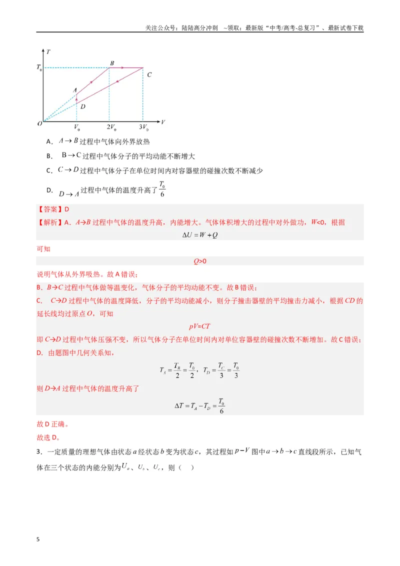 《重难点17热学（解析版）_04-物理-高考总复习_专项复习_2024年_2024年高考物理热点重难点知识点讲解重难题型习题训练_资料》第5页预览