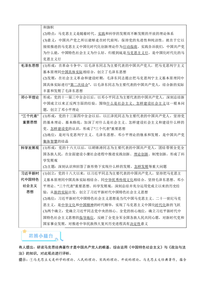 《第02课中国的先进性（复习讲义）（教师版）（全国通用）_zheng治_2026年_2026年高考政治一轮复习讲义+练习+课件（新教材新高考）-G55_2026版_必修3政治与法治》第9页预览