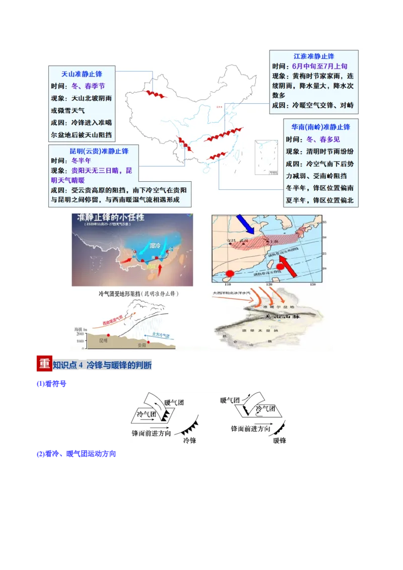 《第09讲常见的天气系统和天气（复习讲义）（全国通用）（教师版）_地理_2026年_2026年高考地理一轮复习讲义+练习+课件（新教材新高考）-G55_2026版_专题03地球上的大气》第9页预览