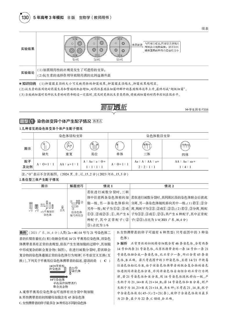 《5_2025版5·3B版新高考版教师用书PDF_2025版教学资源包_（总复习系列）2025版《5年高考3年模拟》新高考版B版（⭐全科）_2025版.新高考新教材版.选考总复习.生物.5·3B版_1_专题资料包_553》第6页预览