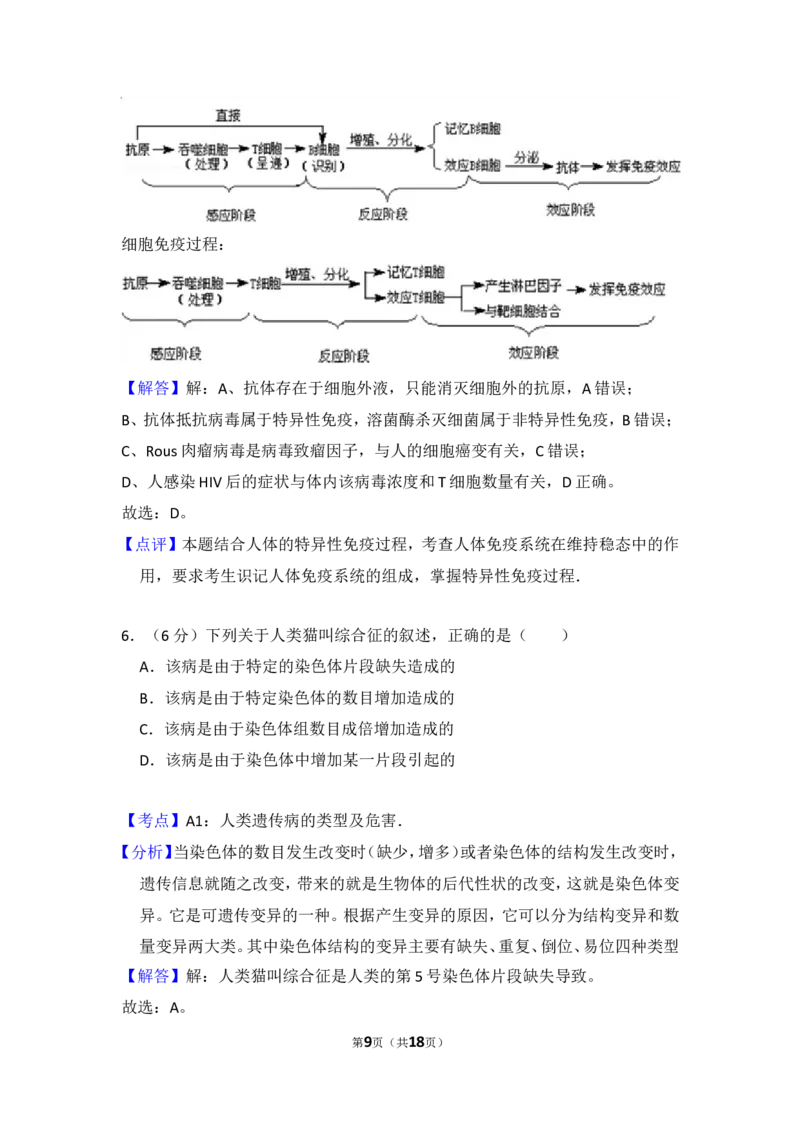 《2015年全国统一高考生物试卷（新课标ⅱ）（含解析版）(1)_高考一二三轮复习_生物_2027年高考生物专项_2008年-2026年生物高考真题-G427_2008-2020年高考_全国卷_A4word版》第9页预览