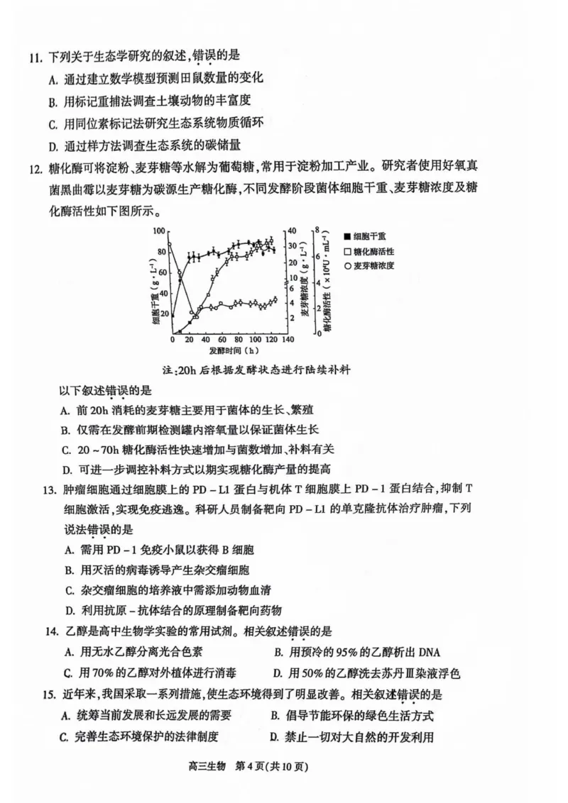 《3_2024北京市朝阳二模（试卷+答案）_2025版教学资源包_（总复习系列）2025版《5年高考3年模拟》新高考版B版（⭐全科）_2025版.新高考新教材版.选考总复习.生物.5·3B版_1_资源拓展》第4页预览