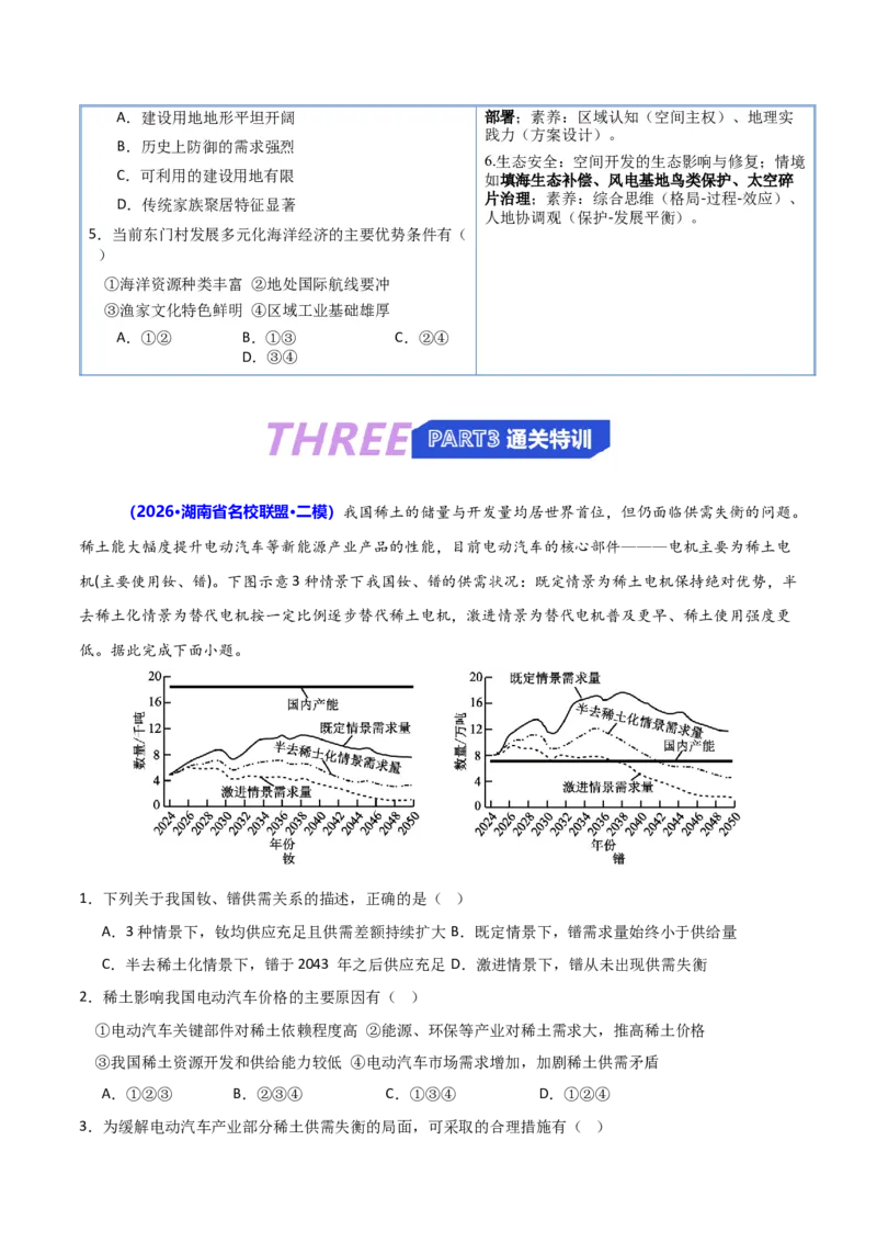 《猜押10资源环境与国家安全（原卷版）_地理_2026年-地理高考专项复习_2026年高考地理终极冲刺讲练测（全国通用）-G459_2026版》第8页预览