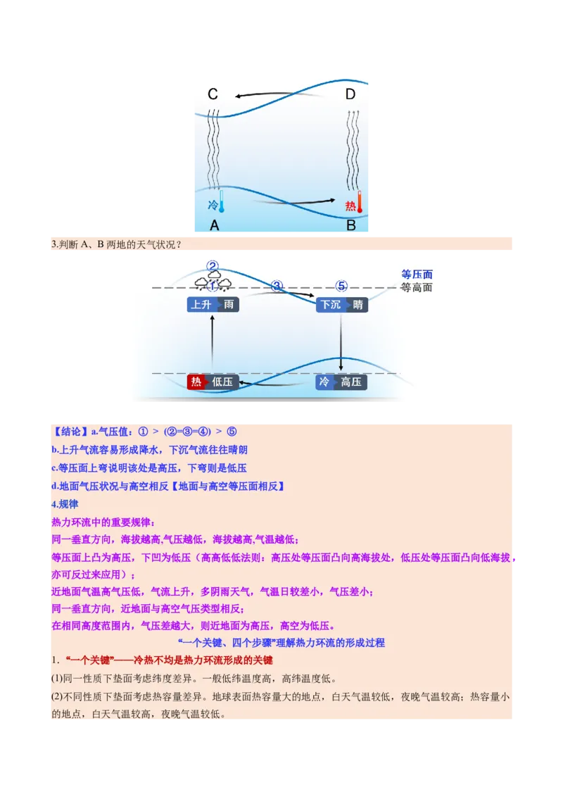 《第07讲热力环流与大气水平运动（复习讲义）（全国通用）（学生版）_地理_2026年_2026年高考地理一轮复习讲义+练习+课件（新教材新高考）-G55_2026版_专题03地球上的大气》第7页预览