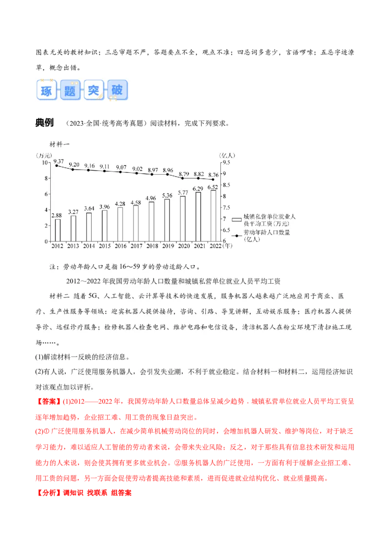 《题型01图表类主观题（解析版）_zheng治_三轮冲刺_大题精做冲刺2025年高考政治大题突破+限时集训（新高考通用）》第2页预览