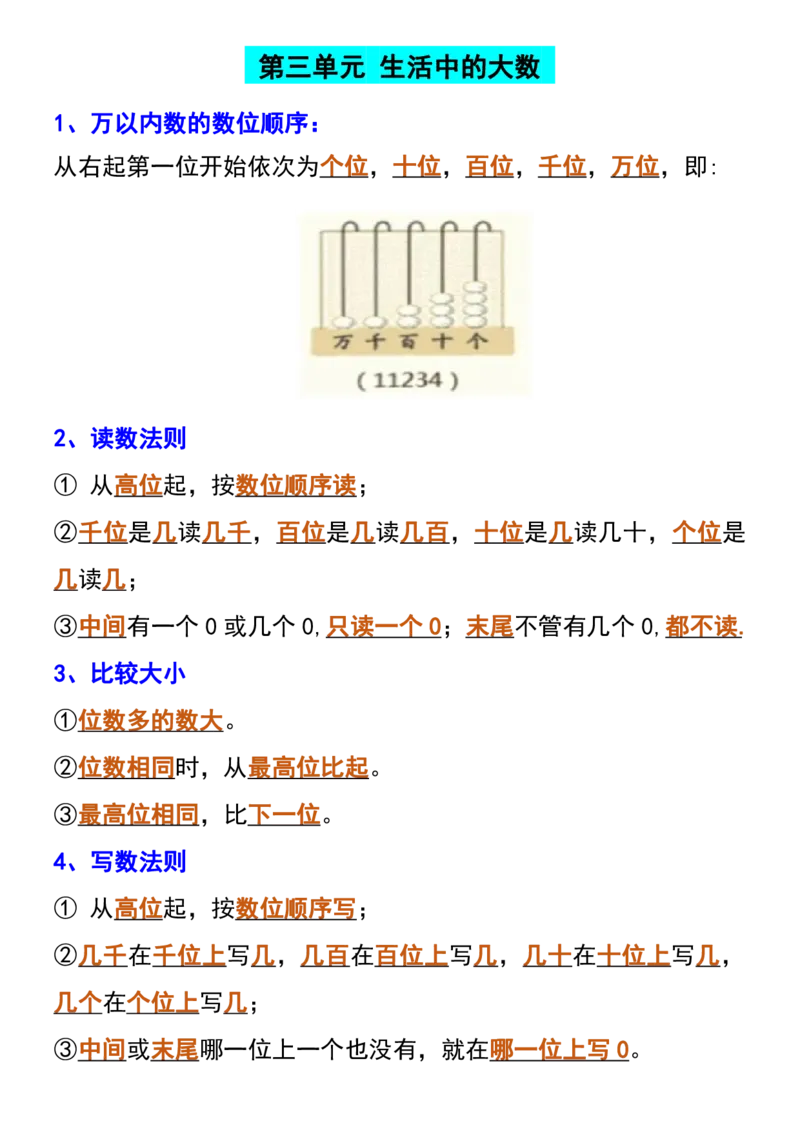 《二年级下册数学全册必考知识点汇总_2年级下册同步教辅_2下-数学_二下数学-必背资料通用》第3页预览