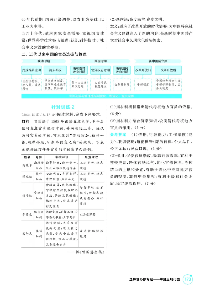 《1_精讲册-选择性必修专题——中国近现代史_2026版教学资源包_202653高考总复习A版_山东版_2026版.山东版.选考总复习.历史.5·3A版_二、教师用书PDF_第二部分中国近现代史_1_精讲册PDF》第2页预览
