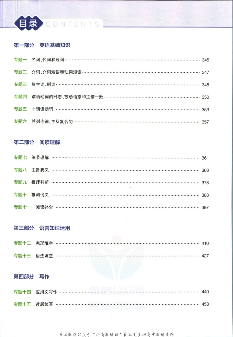 《53高考总复习B版英语新高考答案_2023B版学生用书》第3页预览