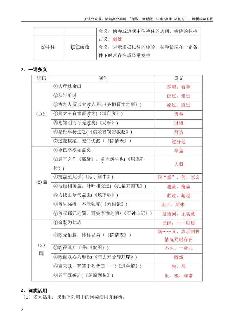 《项脊轩志（教师版）_专项复习_2024年_2024年高考语文课内文言文轻松复习课堂（统编版）_资料_1-资料》第2页预览