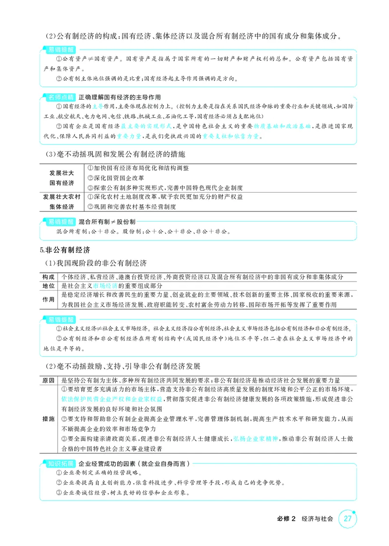 《1_精讲册-第一课　我国的生产资料所有制_2026版教学资源包_202653高考总复习A版_山东版_2026版.山东版.选考总复习.政治.5·3A版_一、图书电子教参_必修2经济与社会_2_精讲册PDF》第3页预览