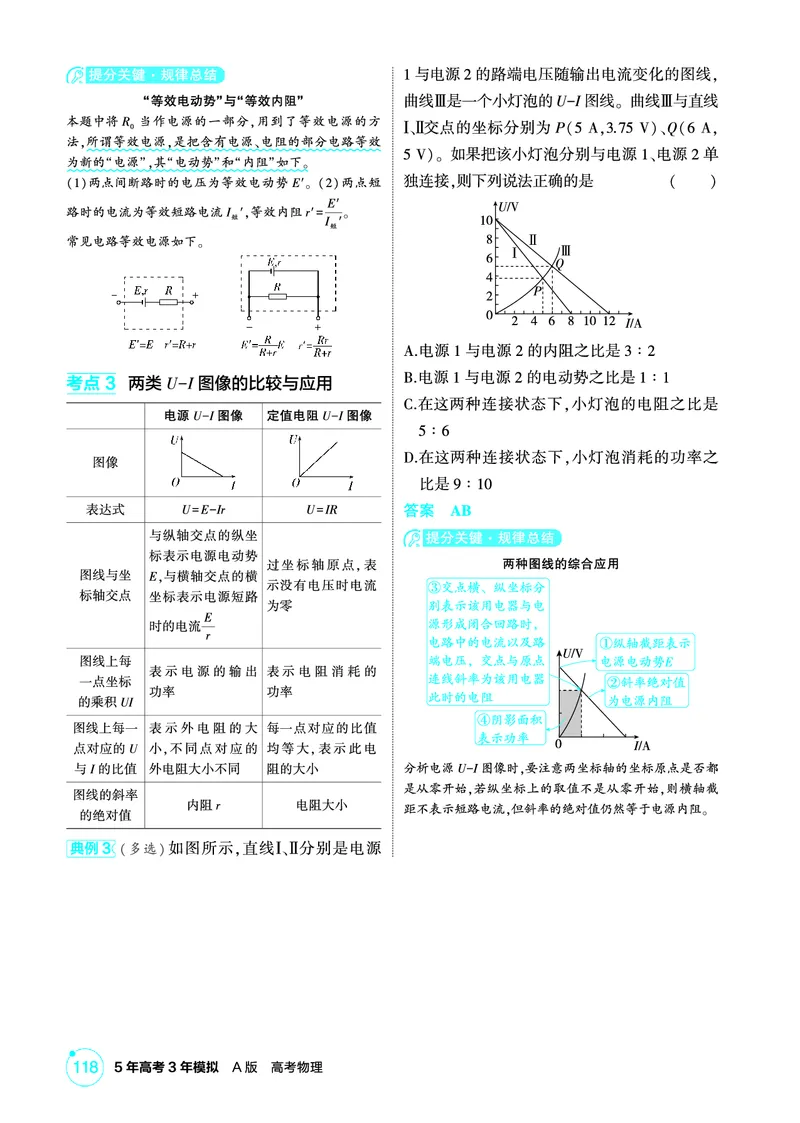 《1_精讲册PDF-第10章电路及其应用_2026版教学资源包_202653高考总复习A版_湖南版_2026版.湖南版.选考总复习.物理.5·3A版_二、教师用书PDF_第10章电路及其应用_1_专题电子书》第5页预览