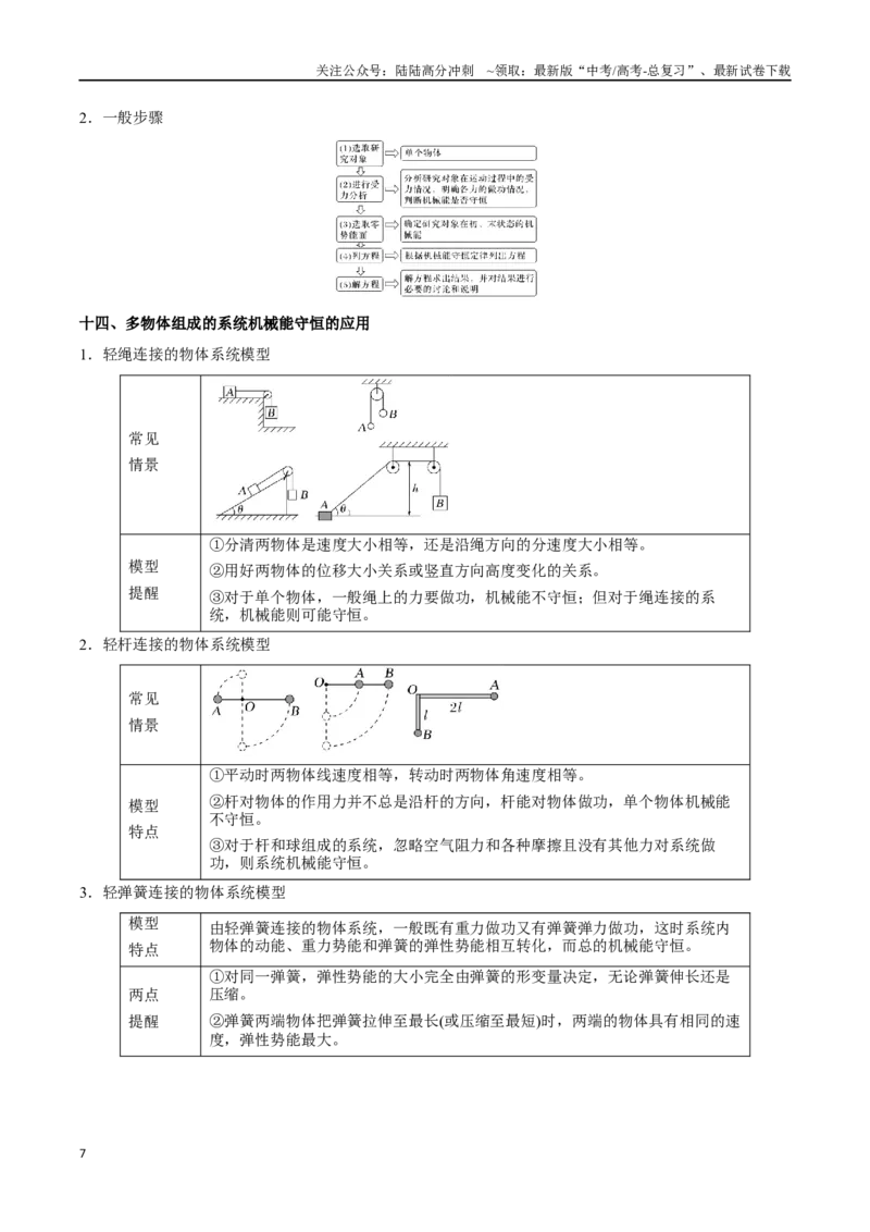 《第六章机械能守恒定律（原卷版）_04-物理-高考总复习_一轮复习_2024年_2024年高考物理一轮重难点复习_资料》第7页预览
