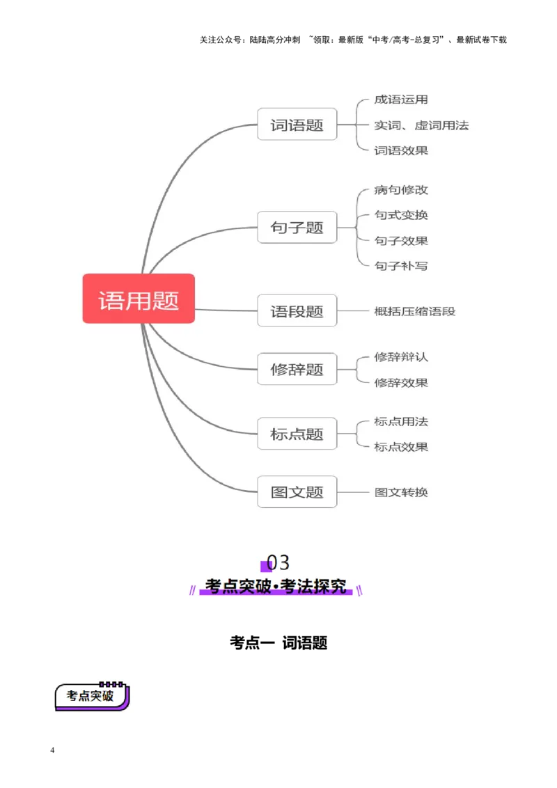 《语言文字运用第一课（讲义）（教师版）_一轮复习_2025年_2025年高考语文一轮复习讲义+练习+课件（新教材新高考）_语言文字运用》第4页预览