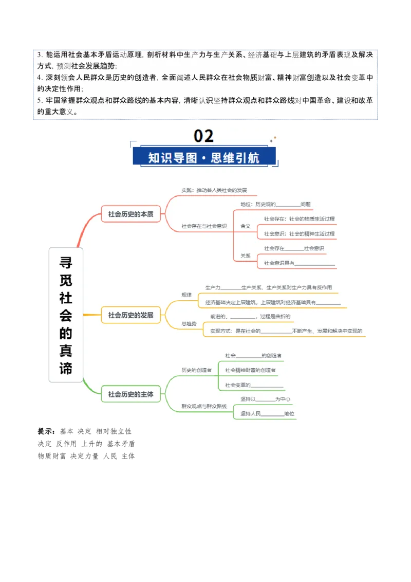 《第05课寻觅社会的真谛（复习讲义）（学生版）（全国通用）_zheng治_2026年_2026年高考政治一轮复习讲义+练习+课件（新教材新高考）-G55_2026版_必修4哲学与文化》第3页预览
