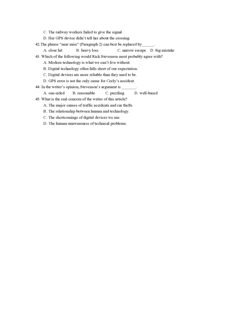 《2011年浙江省高考英语（原卷版）(1)_高考一二三轮复习_英语_2027年高考英语专项更新中_2008年-2026年英语高考真题-G427_2008-2020年高考_2008-2020年_地方卷_浙江高考英语（题08-21，听力17-19）_12》第4页预览