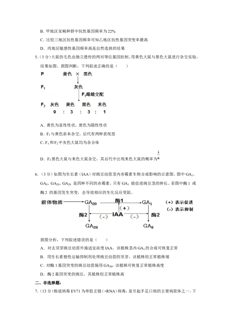 《2013年天津市高考生物试卷_高考一二三轮复习_生物_2026年-生物高考专项复习_2008年-2025年生物高考真题_2008-2020年高考_地方卷_天津高考生物07-21_A4word版》第2页预览