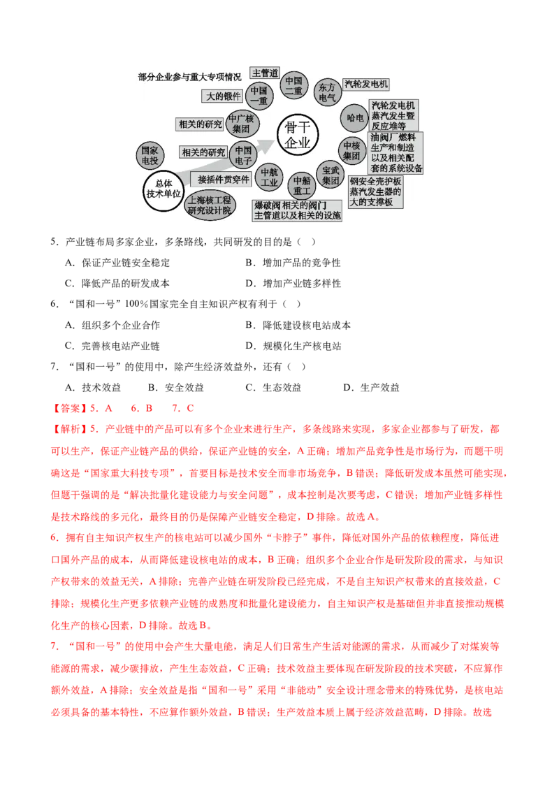 《第26练工业区位因素及其变化（同步训练）（教师版）_地理_2026年_2026年高考地理一轮复习全程跟踪讲义-G350_资料》第3页预览