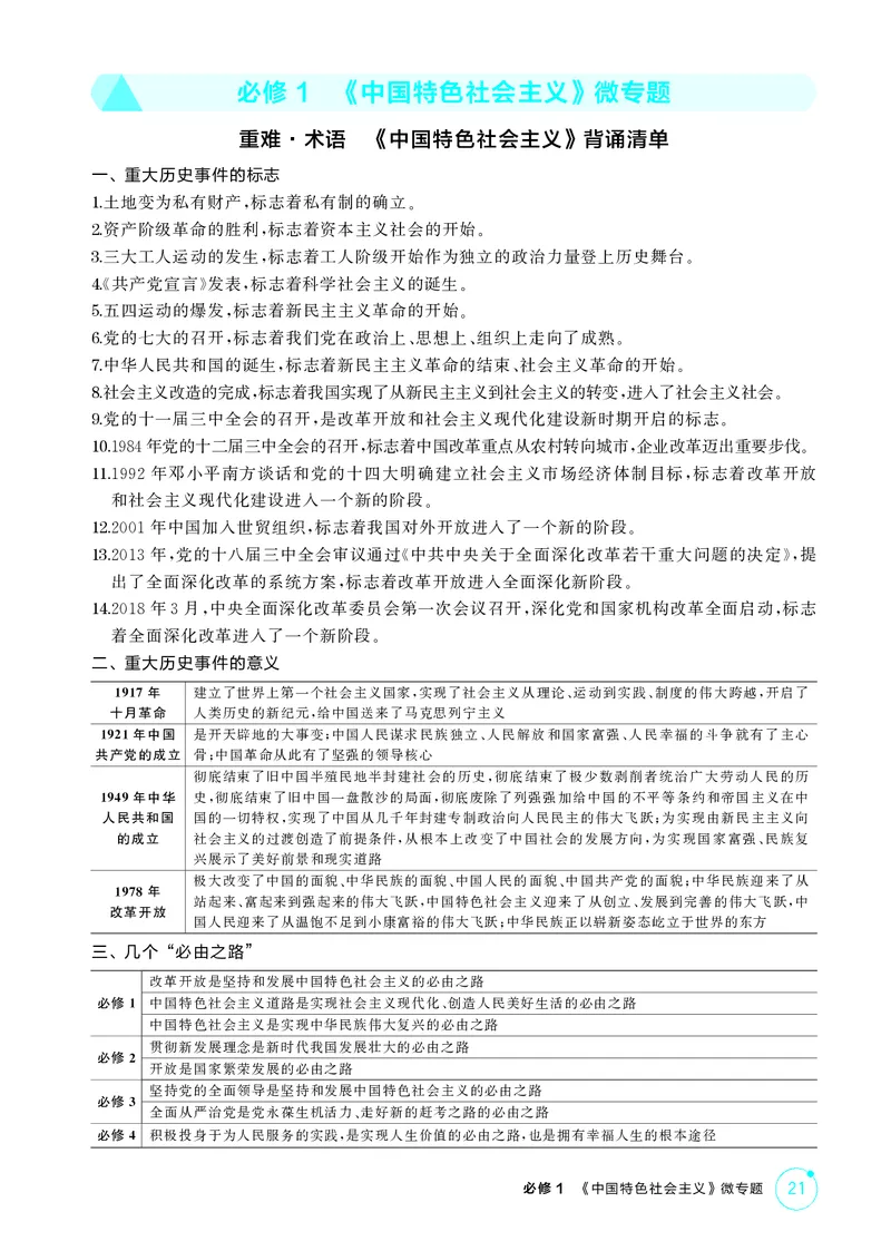 《1_精讲册-必修1　《中国特色社会主义》微专题_2026版教学资源包_202653高考总复习A版_山东版_2026版.山东版.选考总复习.政治.5·3A版_一、图书电子教参_必修1中国特色社会主义_微专题》第1页预览