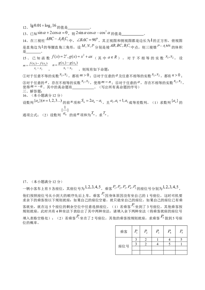 《2015年四川高考文科数学试卷(word版)和答案_高考一二三轮复习_数学_2027年高考数学专项复习更新中_2008年-2026年数学高考真题-G427_2008-2020年高考_2008-2020年_地方卷_四川08-22》第2页预览