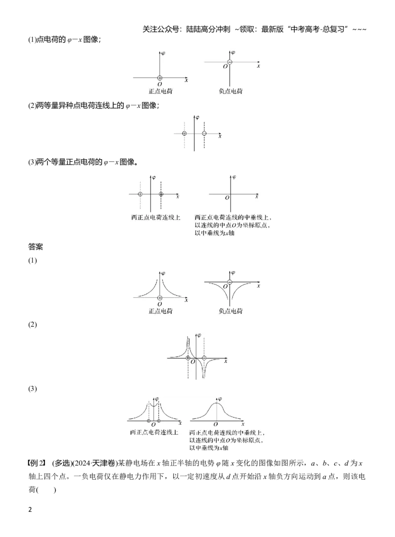 《第九章　第44课时　专题强化：电场中的图像问题　电场中功能关系的综合问题_04-物理-高考总复习_一轮复习_2026年-物理高考一轮复习_2026年大一轮复习讲义物理课件讲义练习-C203》第2页预览
