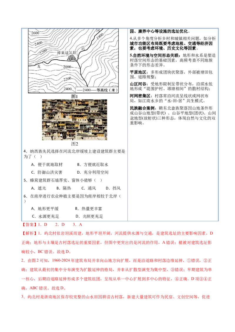 《猜押06人口与城市（解析版）_地理_2026年-地理高考专项复习_2026年高考地理终极冲刺讲练测（全国通用）-G459_2026版》第8页预览
