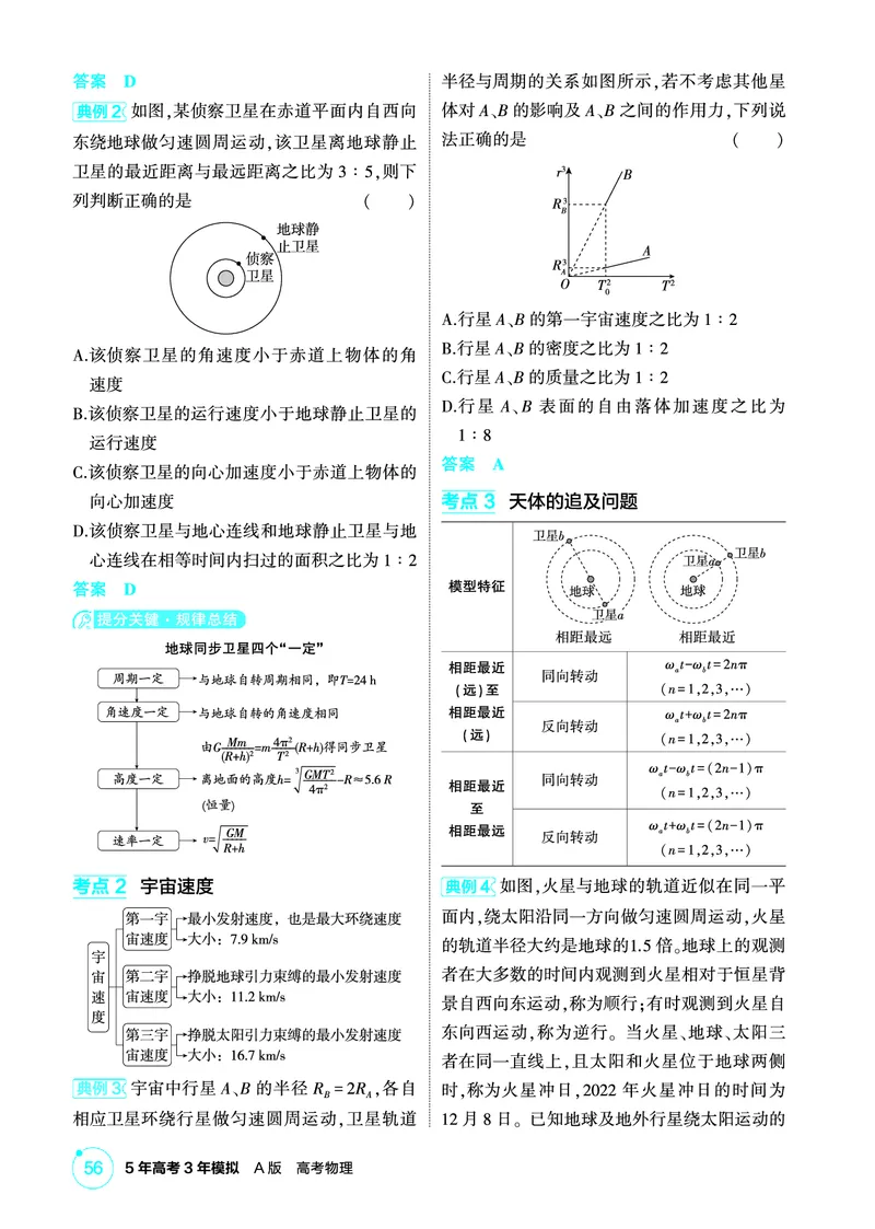 《1_精讲册PDF05-第5章万有引力与宇宙航行_2026版教学资源包_202653高考总复习A版_江苏版_2026版.江苏版.选考总复习.物理.5·3A版_二、教师用书PDF_第5章万有引力与宇宙航行_1_PDF教参电子书》第4页预览